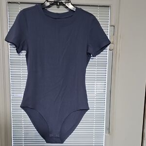 Elegant Navy Blue Women's Bodysuit